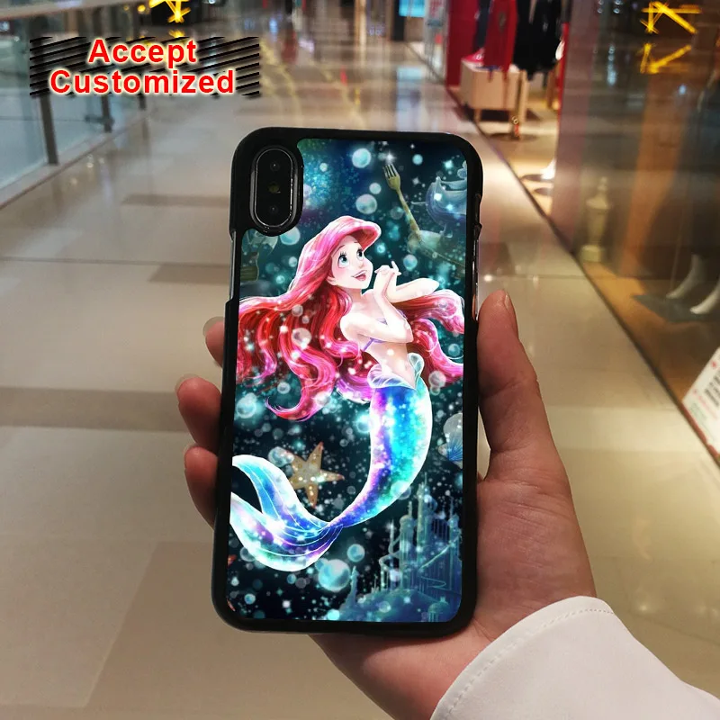 

Cartoon Cover Case for iPhone 10 X XS Max XR 7 8 6 6S Plus 5 5S SE Little Mermaid Samsung Galaxy Note 8 9 S8 S9 Plus S6 S7 Edge