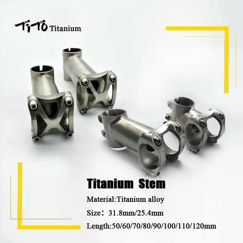 TiTo titanium Bicycle Stem MTB Bike Stem mountain Road handlebar Bike