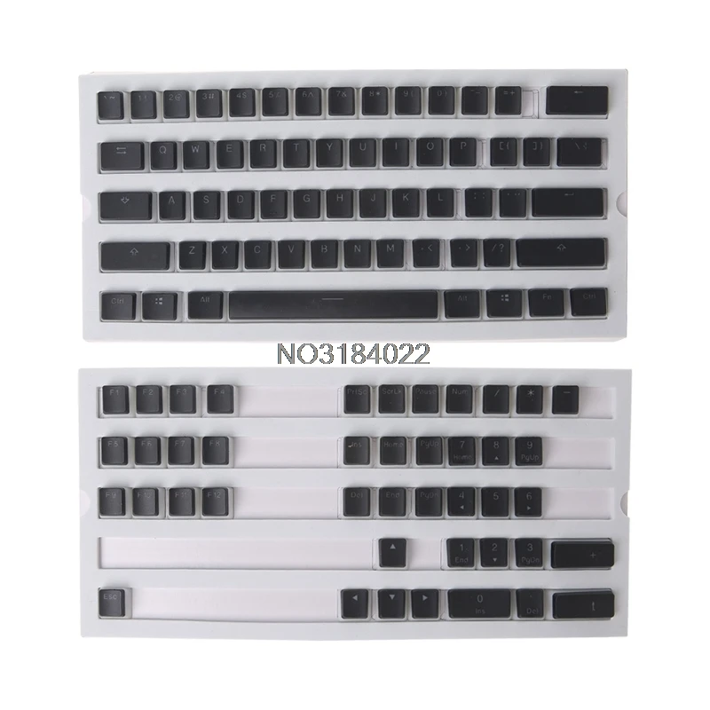 

104 ANSI Layout PBT Double Skin Milk Shot Backlit Keycap For OEM Cherry MX