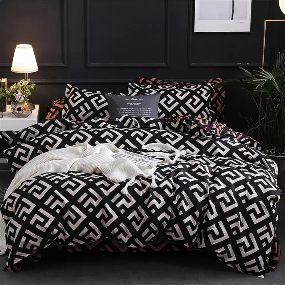 Modern Geometric California King Bedding Sets Sanding Duvet Cover Bedding Sets Sanding Duvet Cover