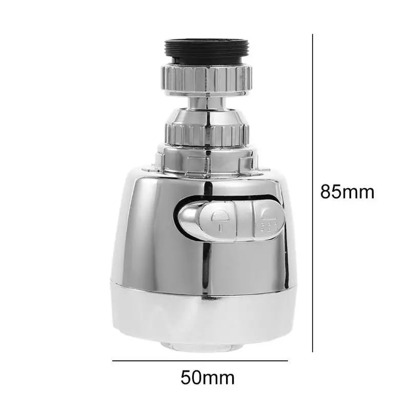 Kitchen Faucet Aerator 360° Rotatable Bent Water Saving Tap Aerator Diffuser Faucet Nozzle Filter Shower Nozzle Tap Connector