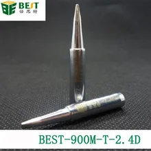 10 шт. Замена лучших железное жало паяльника 900M-T-2.4D для 936 898D паяльник сварки железа