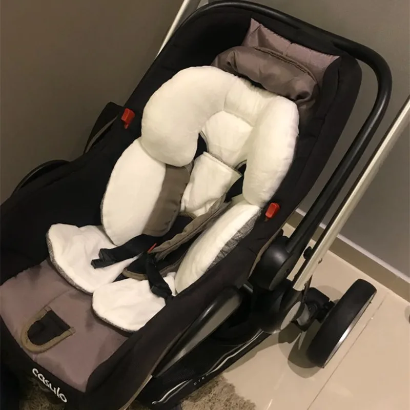 Детская коляска для новорожденных, подушка для сиденья автомобиля, Подушка-опора для тела мягкая спальная подушка, безопасная Автомобильная подушка, подушка для защиты шеи ребенка