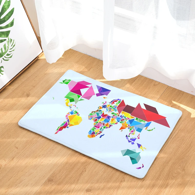 2017 добро пожаловать коврики с изображением животных карты для ванной кухни ковры