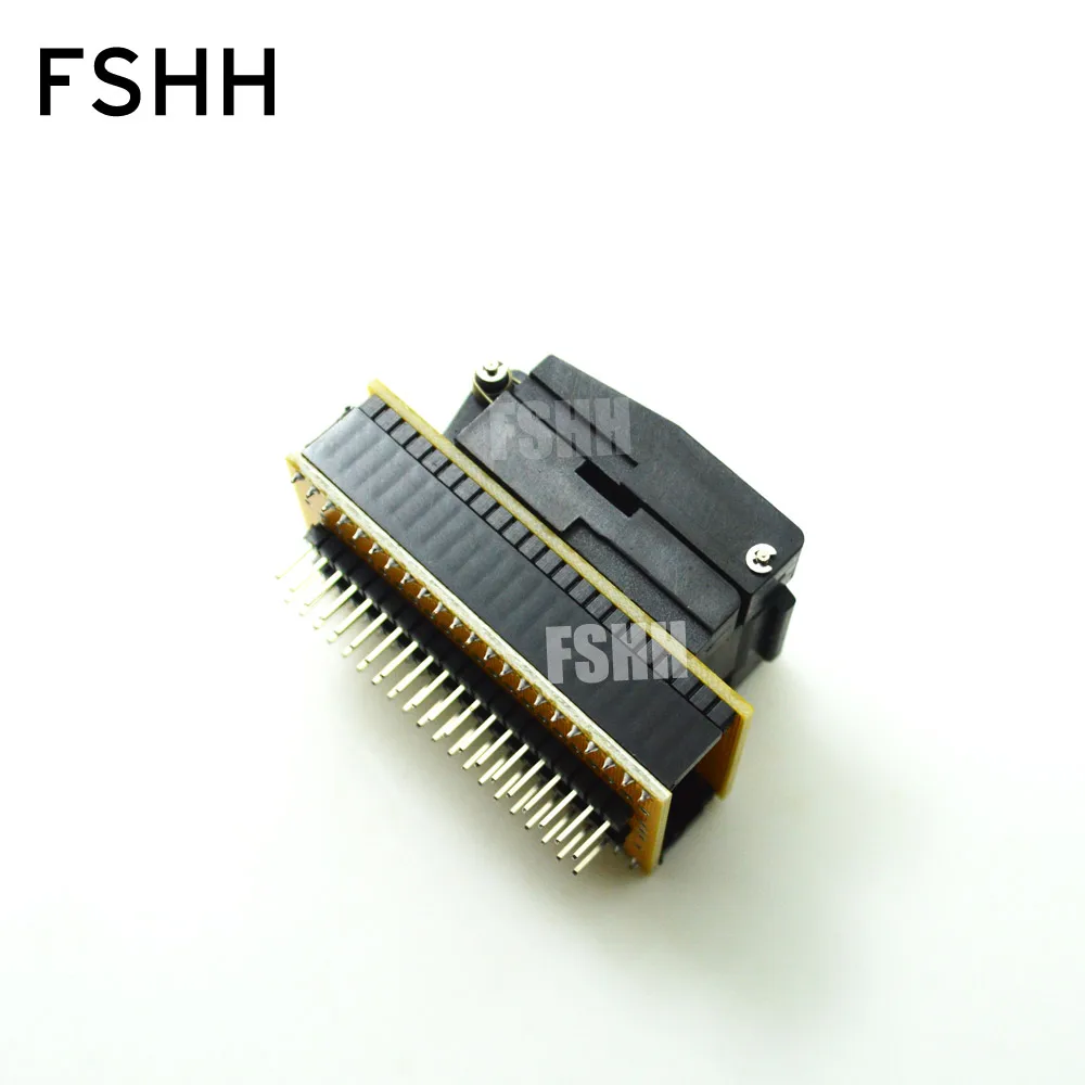 TEST CHIP PROGRAMMER SOCKET TQFP44-DIP40 QFP44 TO DIP40 adapter socket high-quality flip two layers PCB TEST CHIP PROGRAMMER SOCKET TQFP44-DIP40 QFP44 TO DIP40 adapter socket high-quality flip two layers PCB