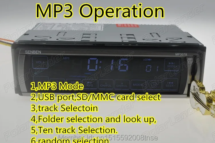 2,5 ''12 в 1 din lcd сенсорный экран управление автомобильный Радио MP3 аудио плеер Стерео FM музыкальный приемник USB/SD Aux In-Dash 1 DIN 5V зарядное устройство