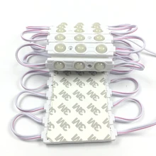 200 шт 5730 высокое качество 3 светодиодный S впрыска линза светодиодного модуля 160 градусов DC12V рекламный светильник