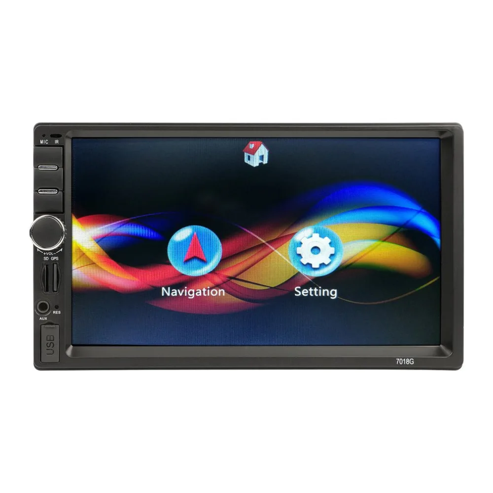 

Car 7 inch HD Touch Screen Bluetooth MP5 Audio Stereo Player 2 Din Car FM Radio Multimedia Player GPS Navigation Support AUX