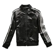 Женский, черный Мода натуральная кожаная куртка Slim Fit Женская зимняя обувь реального пальто из овчины, прямые поставки от производителя