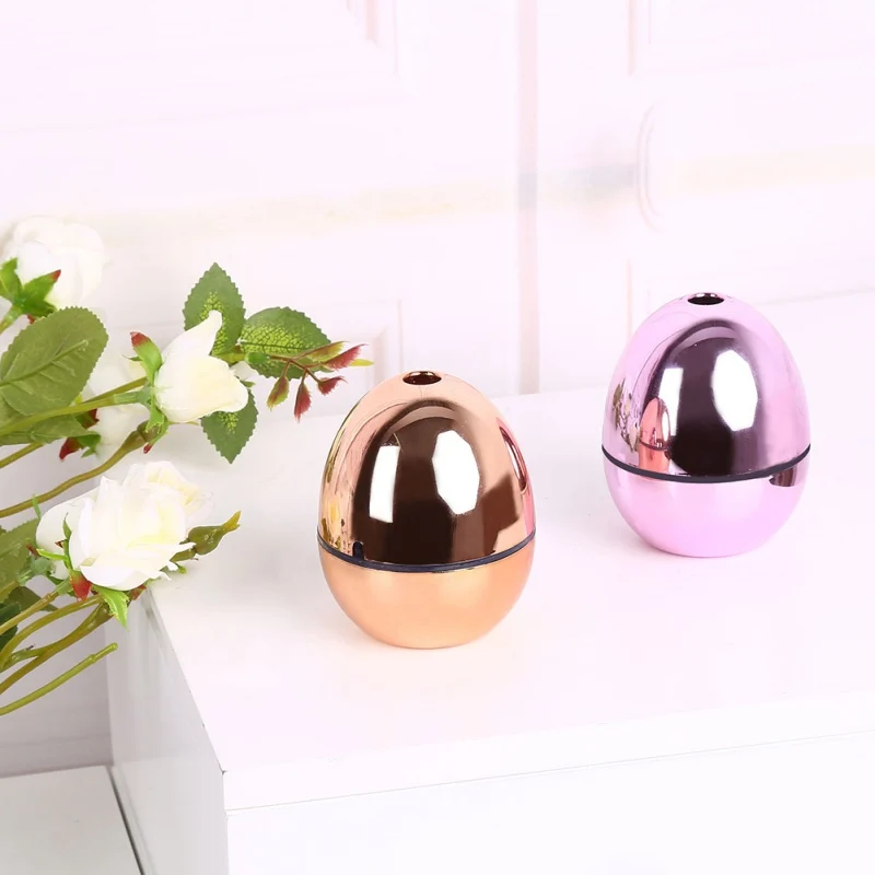 Upgraded USB Portable Mini Mute Egg Humidifier with LED Light Touch Switch Suitable for home car interiors