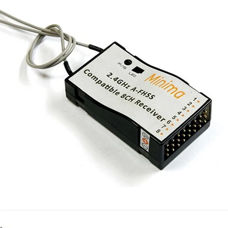 

FrSky Hitec Minima 2.4G 8CH A-FHSS Compatible Receiver Hitec-V8FR