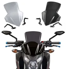 Мотоциклетное лобовое стекло гоночный Flyscreen протектор с кронштейном для- Honda CB650F CB650FA
