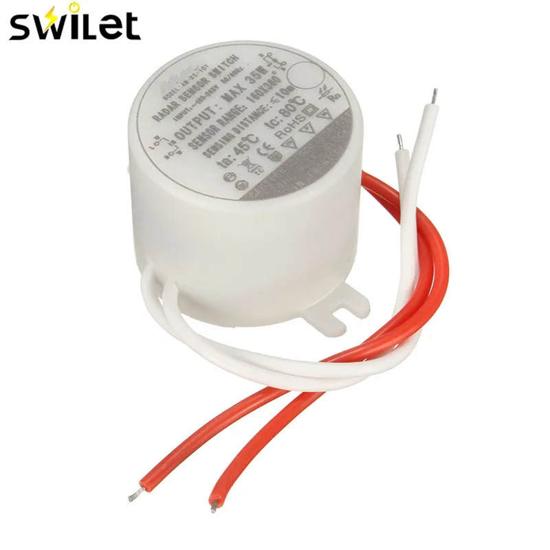 

35W Circular Radar Microwave Induction Switch Instead Of The Human Body Infrared Radar Sensor Switch