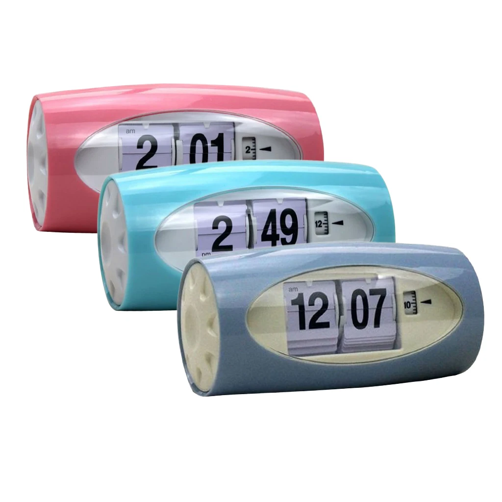 3pcs Battery Operated Desk Clock Table Alarm Clock Auto   Clock Home Office Study Room Decor