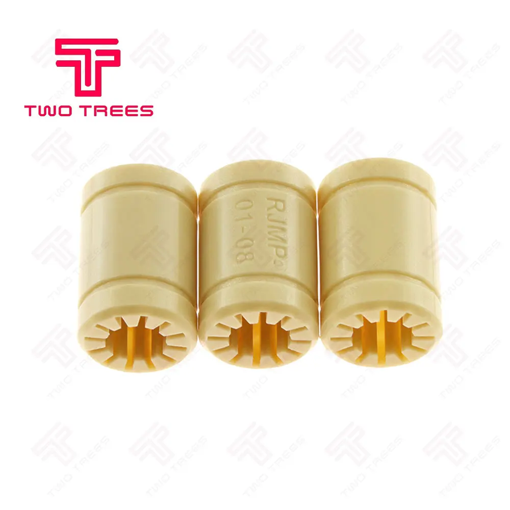 

1/4/10pcs RJMP-01-08 Solid Polymer LM8UU Linear Bearing 8mm Shaft CNC Plastic Bushing Reprap Medel For 3D Printer Parts