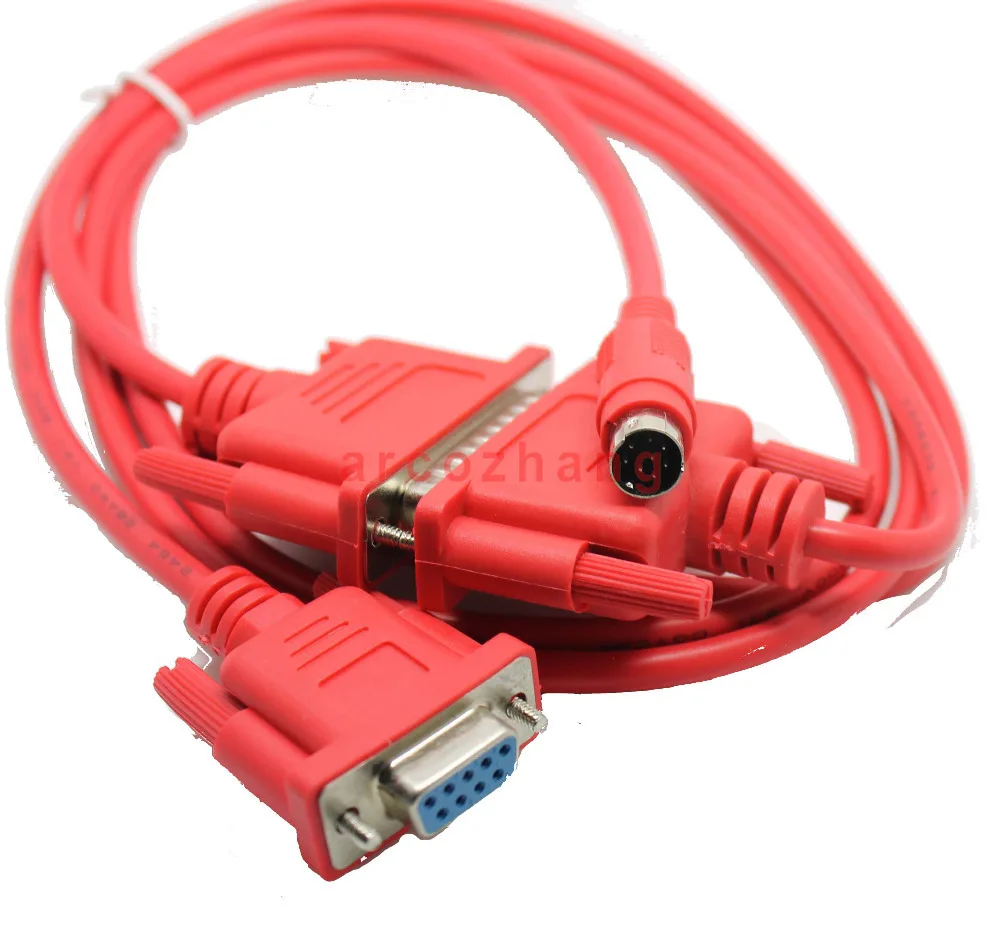 Sc09 Plc Cable Sc 09 Red Color Programming Cable For Fx And A Series Plc Electrical Wires Aliexpress