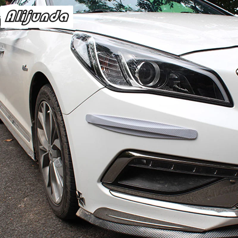 

2 pcs car front cover bumper scratch corner guard decoration for Kia Rio K2 K3 K5 K4 Cerato,Soul,Forte,Sportage R,SORENTO,Mohav
