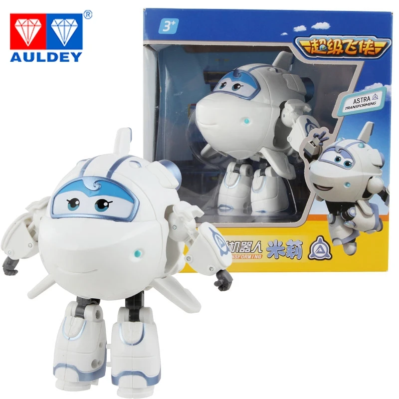 

AULDEY Big 15cm Super Wings High Quality Original TODD PAUL JEROME DONNIE ASTRA MIRA Deformation Action Figure Toy Children Gift