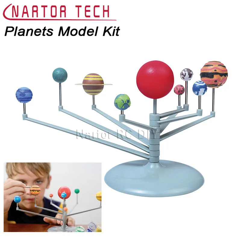 

Hot Sell DIY The Solar System Planets Planetarium Model Kit Science Astronomy Project Early Education For Children Gift Toy