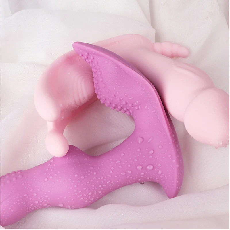 Новые носимые бабочки фаллоимитатор вибратор в трусики для женщин G Spot