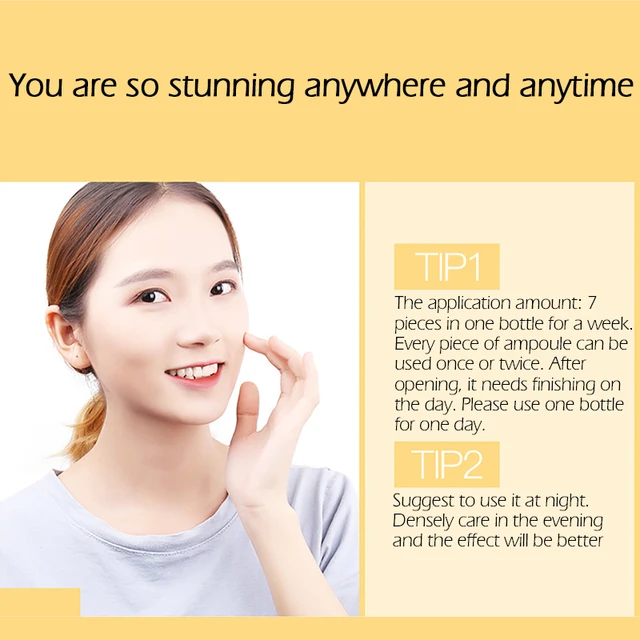 VIBRANT GLAMOUR Niacinamide Anti Aging Face Serum Gold Ampoule Essence Whitening Moisturizing Lifting Firming Skin Care