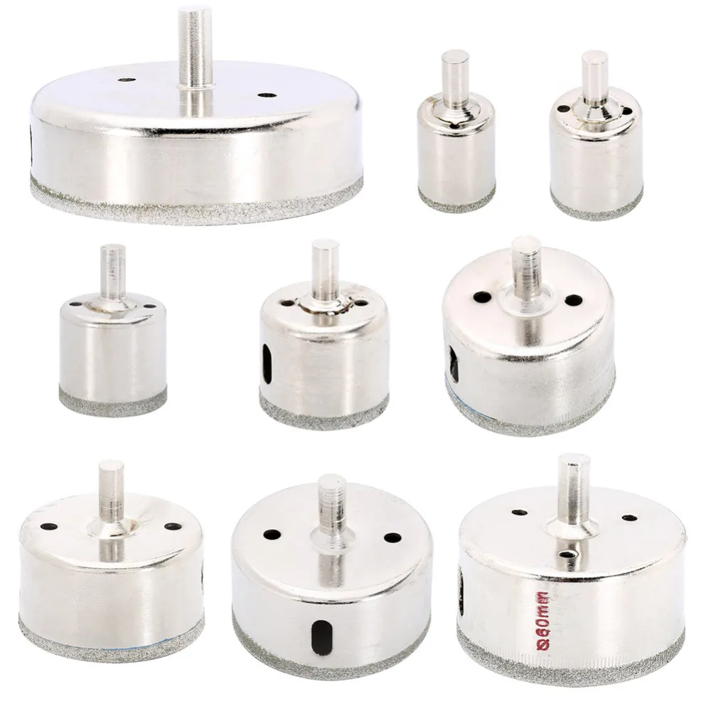 Diamond Drill Bit Set 25-100mm Diamond Tools Hole Saw Use for Glass, Marble, Tile or Granite-M25 Diamond Drill Bit Set 25-100mm Diamond Tools Hole Saw Use for Glass, Marble, Tile or Granite-M25