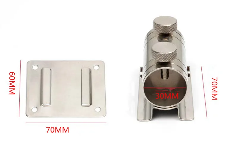 stainless steel umbrella stand base for fishing box refrigerator fixed screws adjustable 16MM-30MM tubes stainless steel umbrella stand base for fishing box refrigerator fixed screws adjustable 16MM-30MM tubes