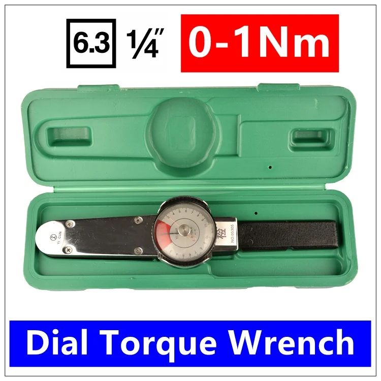 

MXITA Mxita Repairing tools 1/4 0-1Nm Dial torque spanner High precision pointer Digital torque wrench