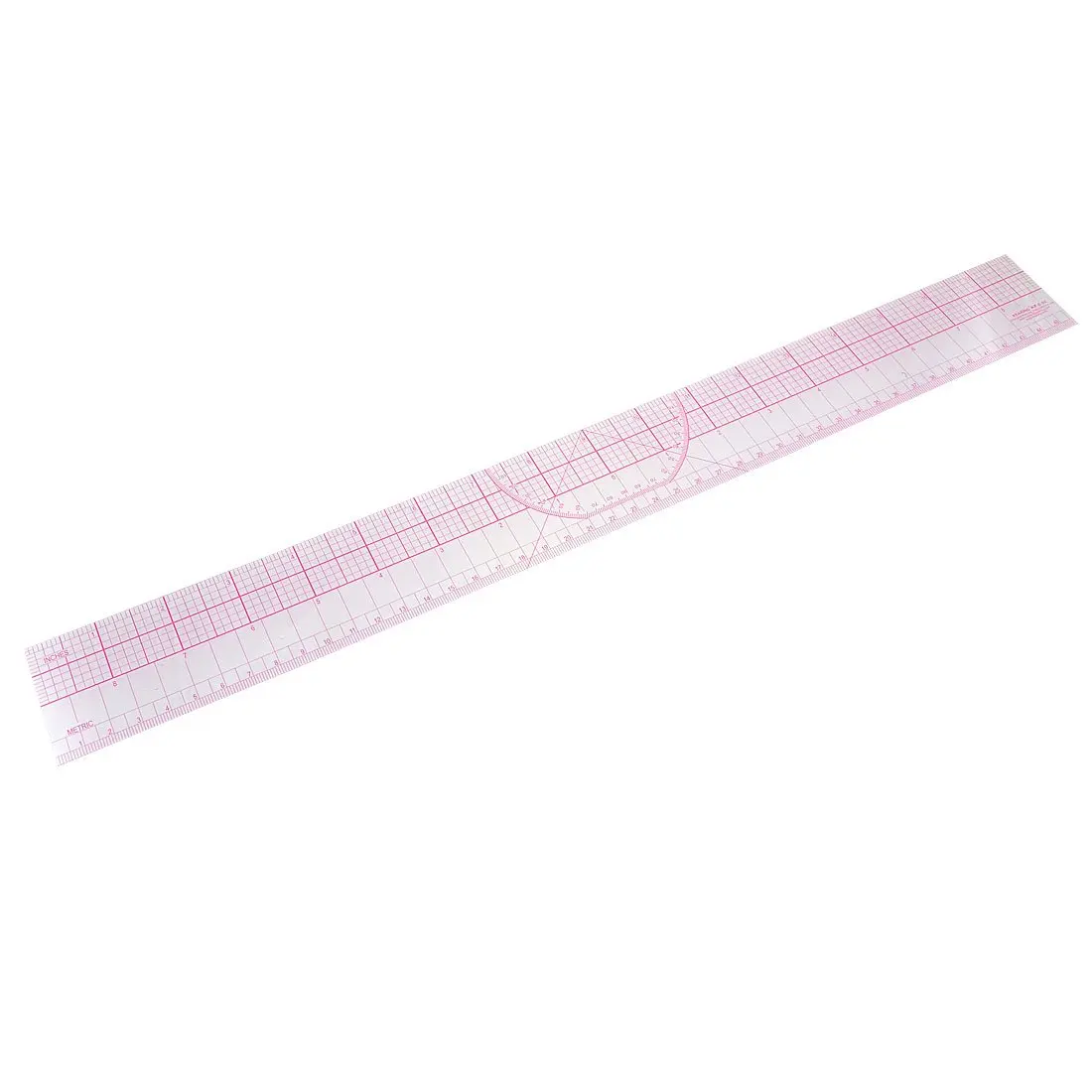 

Wholesale 10pcs of Drawing Tool Squares Angles Parallel Line Soft Plastic Metric Ruler Clear Pink