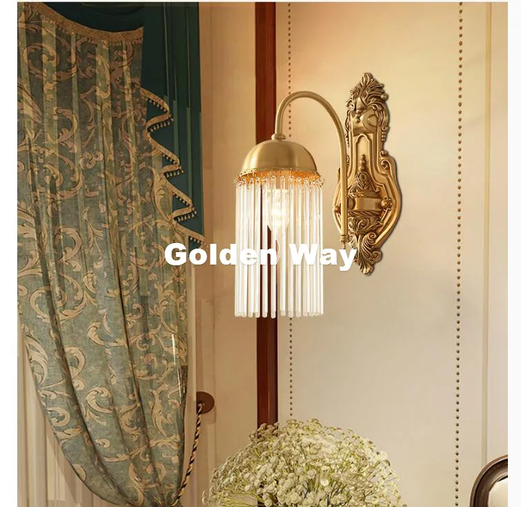 Free Shipping European Classical Antique Design LED Brass Wall Lamp Brass Wall Sconce With Glass Shade Brass Wall Lamp Lustre Free Shipping European Classical Antique Design LED Brass Wall Lamp Brass Wall Sconce With Glass Shade Brass Wall Lamp Lustre