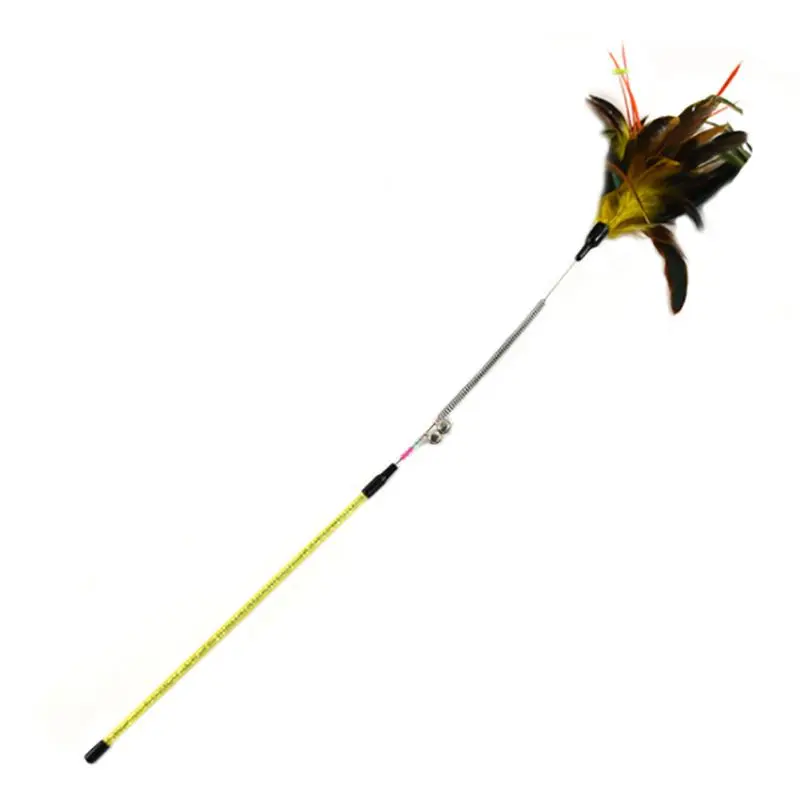 Title 8, Funny Spiral Pet Cat Toys Colorful Feather Teas...