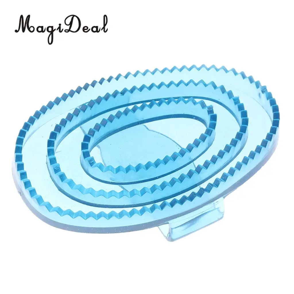 MagiDeal Horse / Pony Wash Brush Pony Grooming Curry Comb with Handle for Bathing