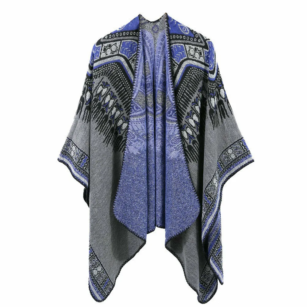 Bohemian Collar Ethnic Style Blend Native American Shawl Scarf