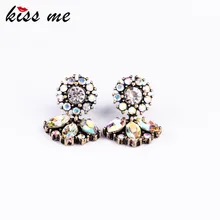 KISS ME модные ювелирные изделия KISS ME Женские изысканные универсальные винтажные маленькие серьги-гвоздики с фабрики