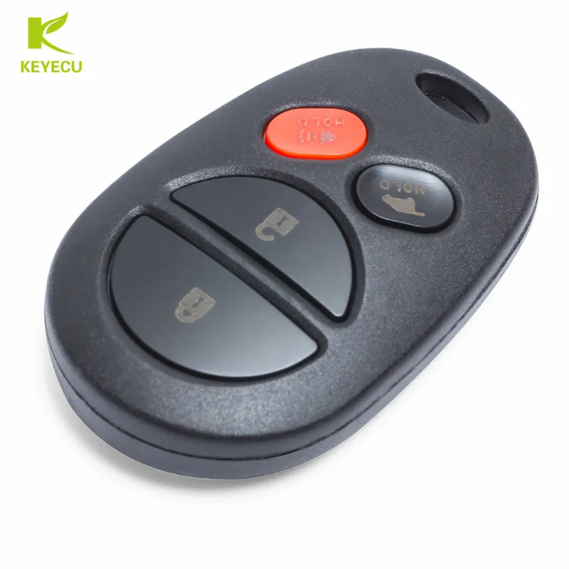 Запасная деталь KEYECU 3 + 1B для Toyota Tacoma Sienna Sequoia FCC ID: GQ43VT20T|fob key|fob carid key |