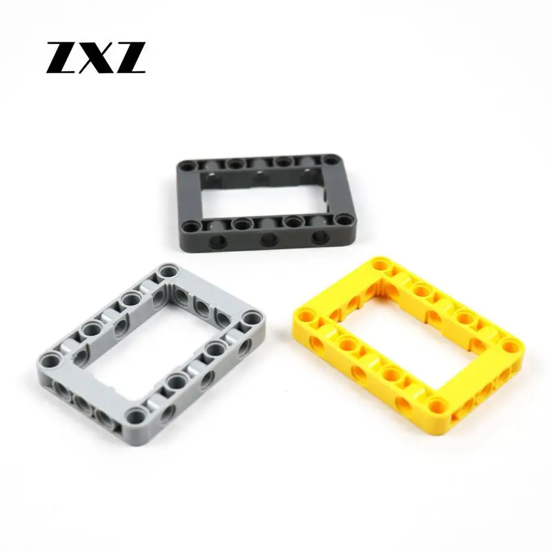 

4pcs MOC Technic Square Huller Hole Building Blocks Bricks Technic Parts Beam Frame 5x7 Compatible With Legoes Technic 64179