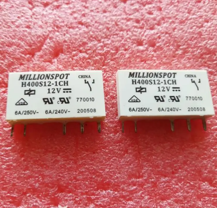 

Новое реле H400S12-1CH 12V H400S12-1CH-12V 6A 250V 5PIN