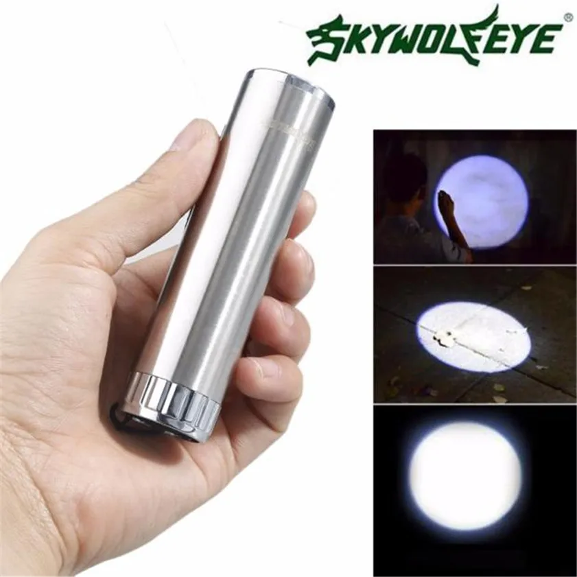 

Super CREE Q5 LED Tactical Flashlight 1200LM Bright Torch With Clip Pen Lamp Light AAA