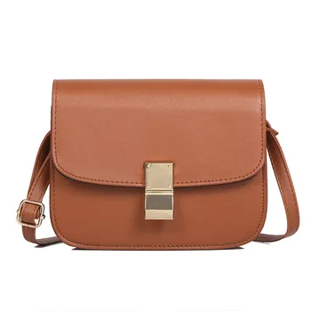 

New Simple Women Leather Mini Shoulder Bag Casual Temperament Messenger Bags Flap Fashion Girls Classic Vintage Crossbody Bag