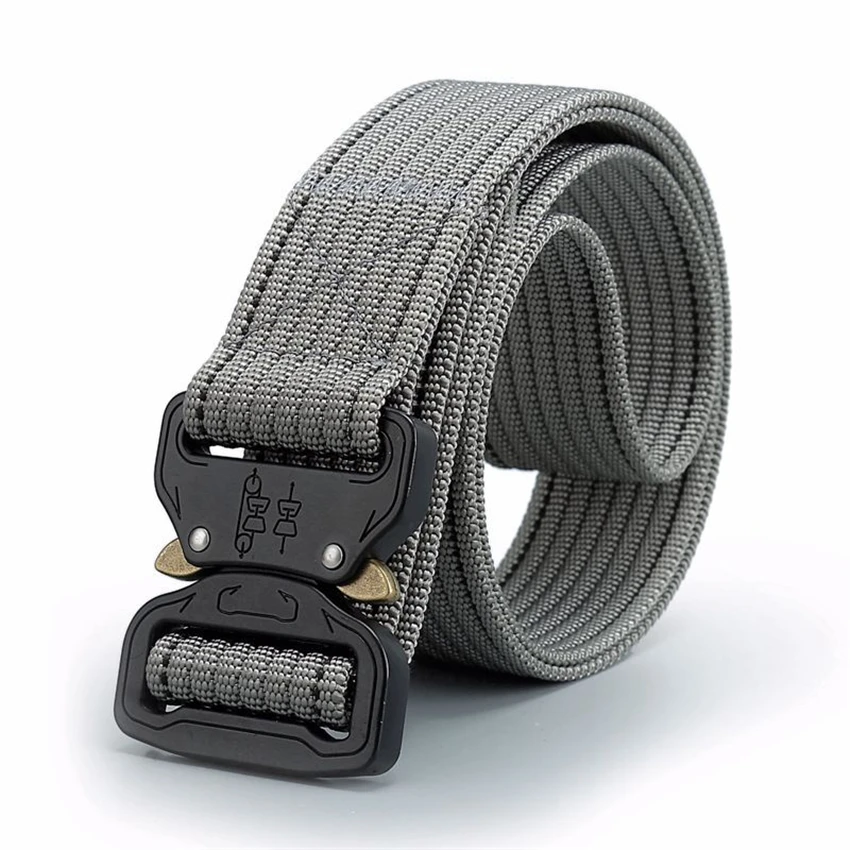 

Unisex Tactical Belts Top Quality Casual Canvas Belt Outdoor Alloy Buckle Male Strap Men Nylon Waist Belt Climbing Dropshipping