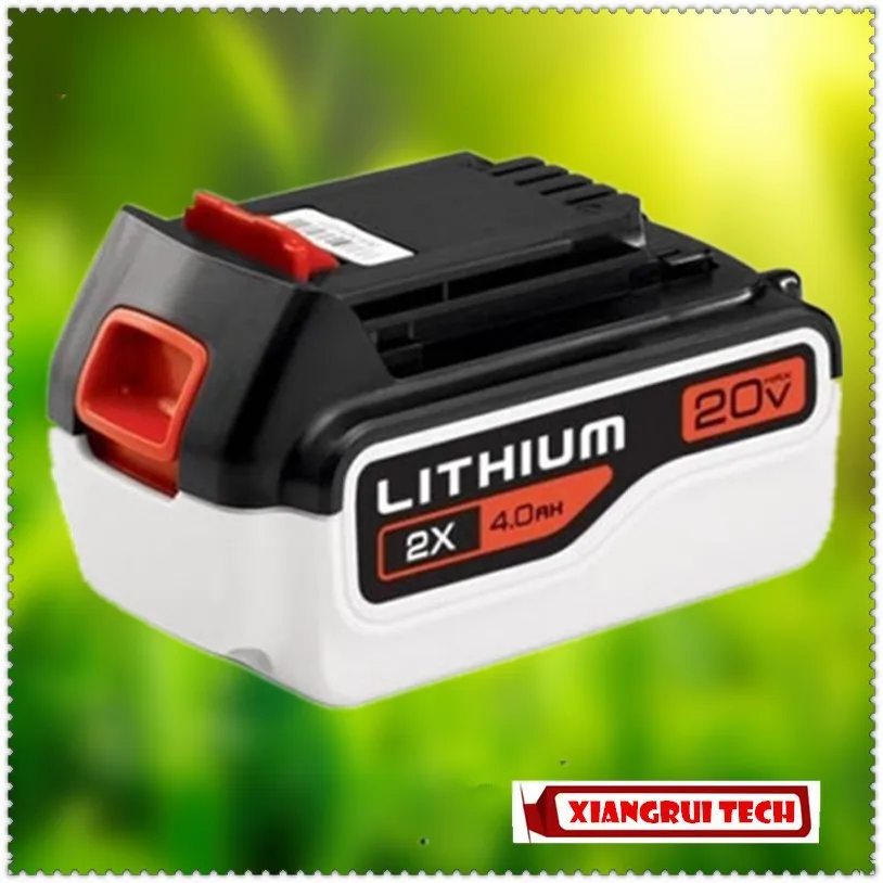 

Free Shipping Original Used For BLACK & DECKER 20V 2X MAX 4.0AH LITHIUM ION LB2X4020 SLIDE BATTERY PACK With Free Shipping