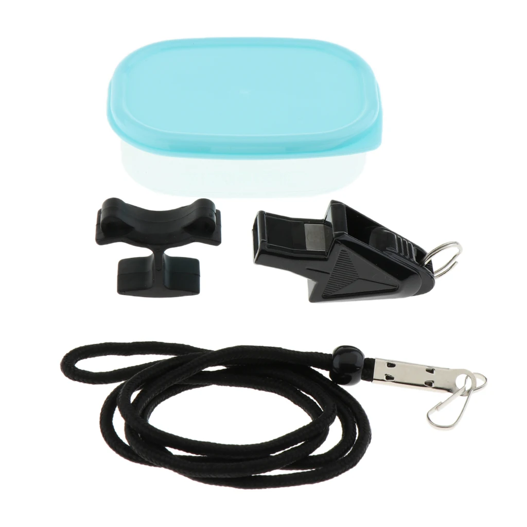 Sports Whistle with Lanyard Referee Coach Whistle - Great Survival Tool for Emergency Camping, Hiking, Boating, Lifeguard