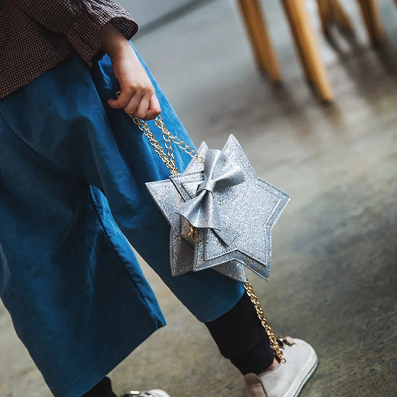 Kids Girls Star Women Sweet Messenger Bag Glitter Sequins Crossbody Shoulder Bag Small Envelopes Bags Party Clutch Handbags (23)