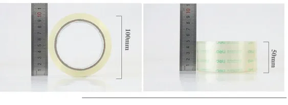 3 шт./компл. 48 мм* 60y прозрачная лента односторонняя лента винтажные дольше 60 метров офисная Липкая лента OBT009