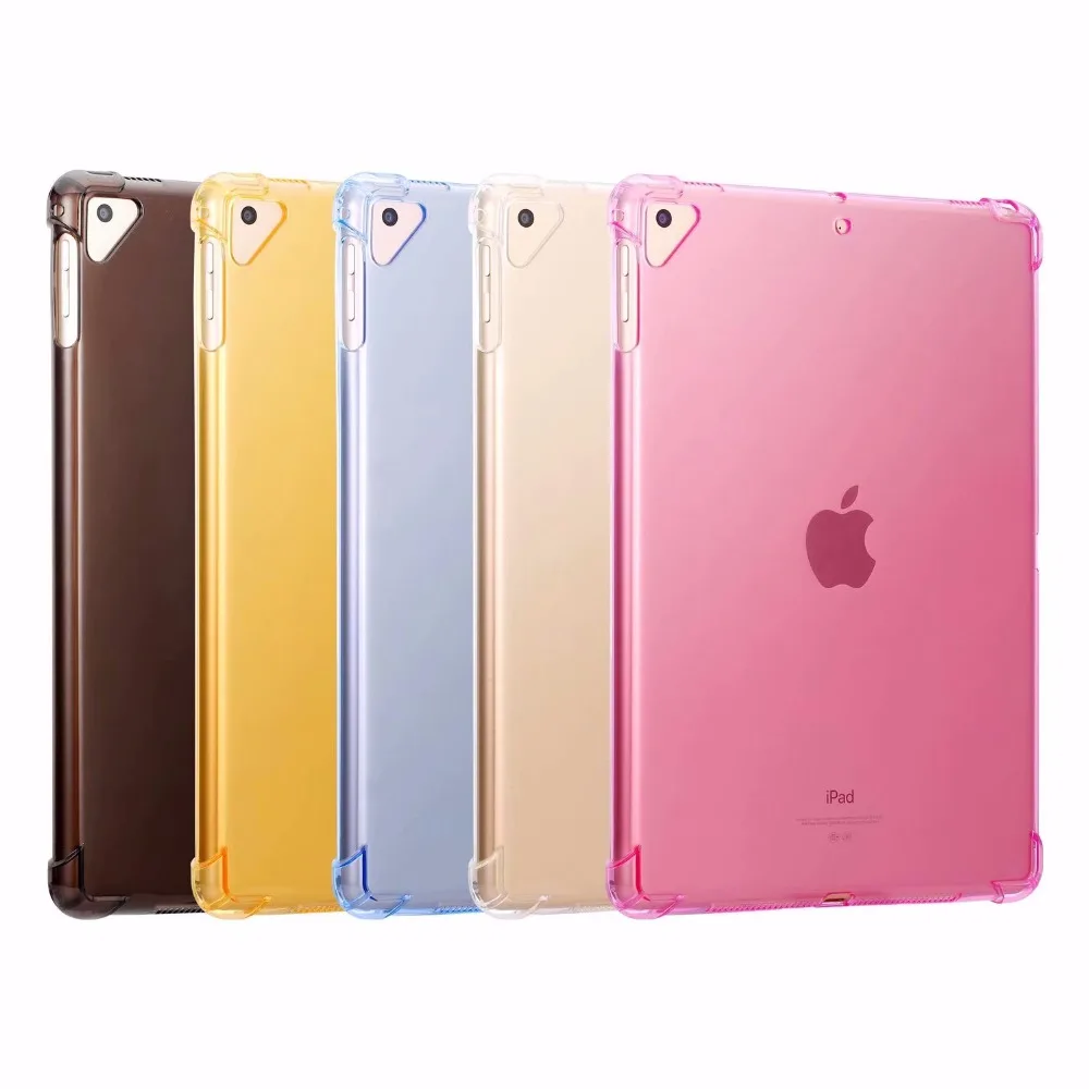 Экологичный Прозрачный ударопрочный чехол для Apple iPad 9,7 Air 1 2 5 6 5th 6th Generation Coque Funda