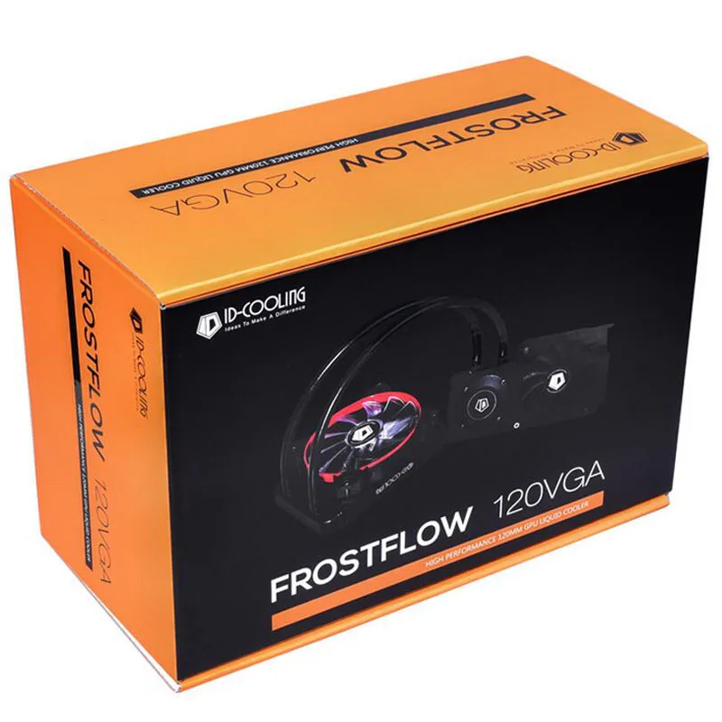 ID-COOLING FROSTFLOW 120VGA 120 мм AIO кулер для воды GPU охлаждающий вентилятор Радиатор