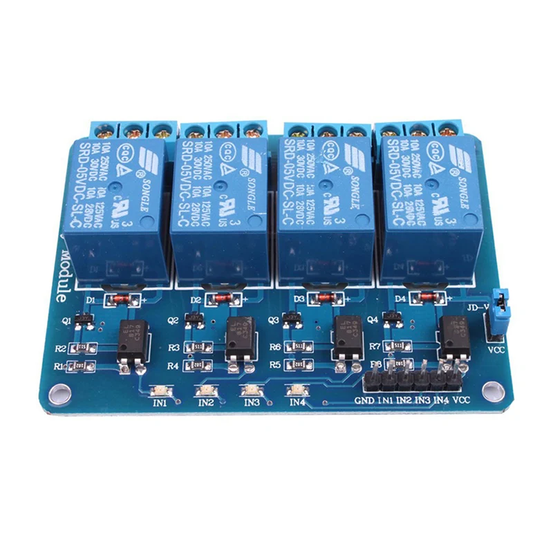 Профессиональные реле управления MCU для Arduino ARM PLC AVR DSP Electronic 5 в 4 Канальный