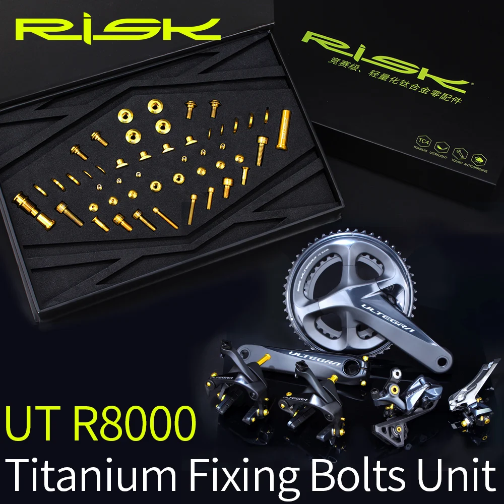 

Hollowed Out 49pcs/ set Bicycle Screws Bolts Sets For Bike Derailleur System SHIMANO ULTEGRA UT R8000 Bicycle Brake Bolts