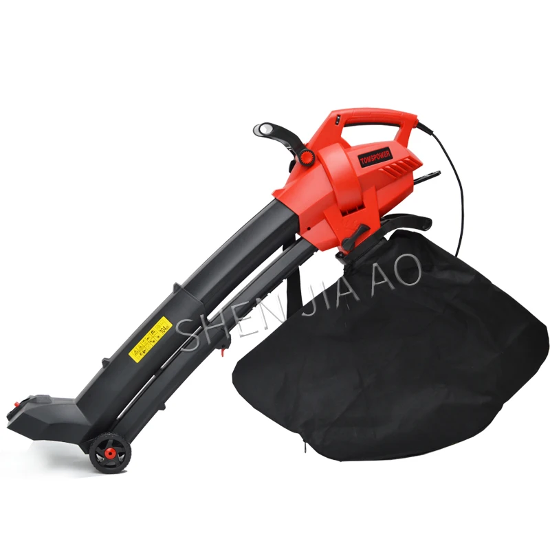 2800W Electric Blow Suction Leaf Machine Hair Dryer Leaf Suction Machine Leaf Crusher Electric Leaf Cleaning Machine 220V 2