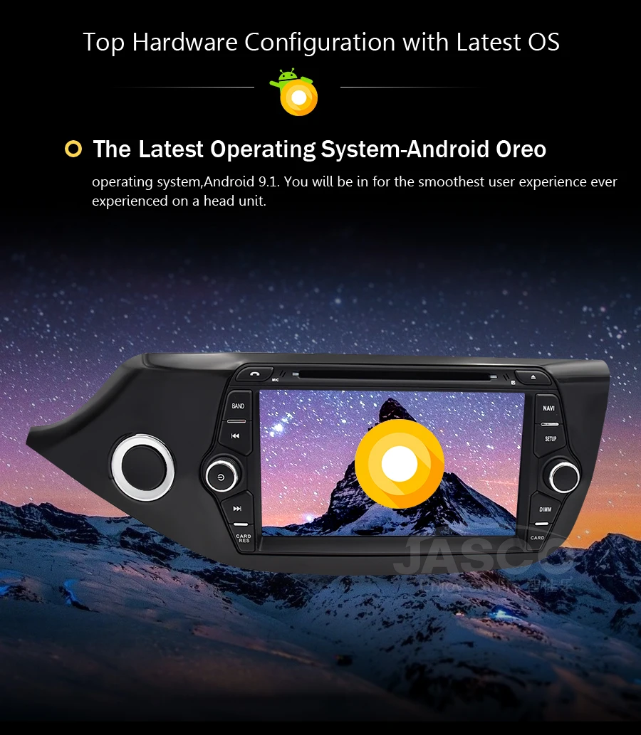 Excellent Android 9.0 9.1 Car DVD Player GPS Glonass Navigation Multimedia for Kia Ceed 2013 2014 2015 Auto RDS Radio Audio Video Stereo 4